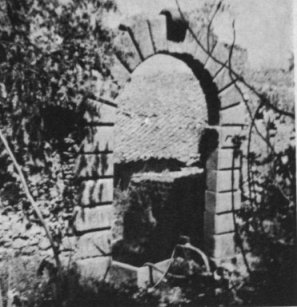 Santa Domenica di Ricadi (Contrada Pissione) : Portale della casa di S. Domenica