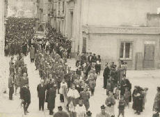 Solenne processione del Quadro della Madonna di Romania del 1943
