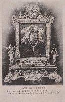 Il Quadro della Madonna di Romania nella teca d'argento  pronto per la processione