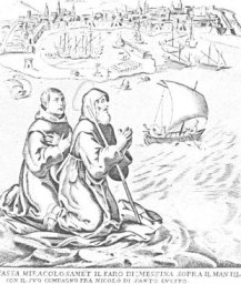 Da ' La vita e i miracoli del gloriosissimo Padre S. Francesco di Paola...con rime di Don Orazio Nardino Cosentino, dato in luce per Giovanni Orlandi', Napoli 1627.