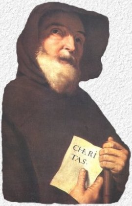 Jusepe de Ribera, detto lo Spagnoletto (1591-1652): 'Ritratto di San Francesco di Paola', dipinto su tela, Napoli, Museo di Capodimonte.