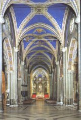 Roma. Basilica di Santa Maria sopra Minerva, dove si conservano le spoglie di Frate Teofilo, accanto a quelle di Santa Caterina e del Beato Angelico.