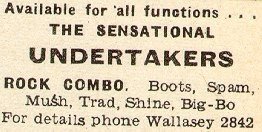 Advertisement from the 'Mersey Beat' Paper