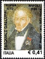 Provino del  francobollo dedicato al filosofo Pasquale Galluppi