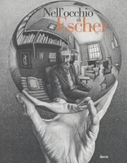 La copertina del catalogo della mostra 'Nell'occhio di Escher'