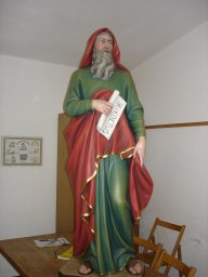 La statua lignea di San Zaccaria, protettore di Ricadi