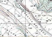 La localit del ritrovamento archeologico in mappa