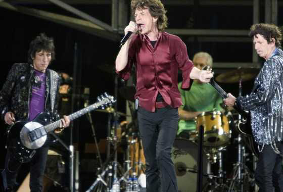 Ron, Mick, Charlie e Keith