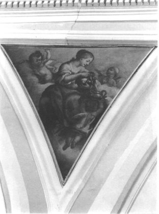 Tropea. Duomo. Cappella di S. Domenica. G. Grimaldi: la Temperanza